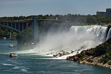 Kanada, Ontario 'dan Niagara Şelalesi manzarası