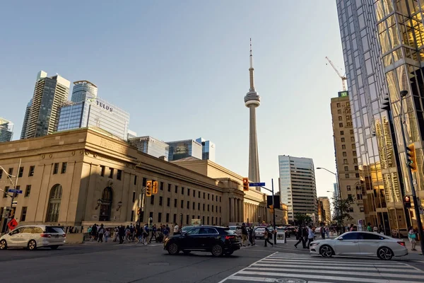 Street View Toronto Downtown Ontario Canada — Φωτογραφία Αρχείου
