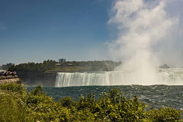 View Niagara Falls Canadian Side Ontario Canada — Fotografia de Stock