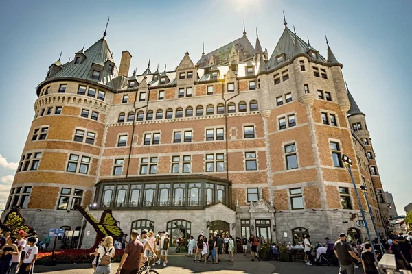 Fairmont Chteau Frontenac Historic Hotel Quebec City Quebec Canada — Photo