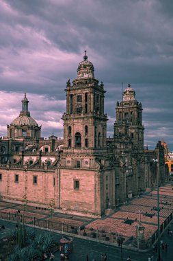 Mexico City Metropolitan Cathedral, view from above, Mexico