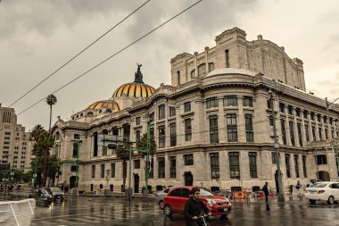 Historical buildings in Mexico downtown, Palace of Bellas Artes, Mexico