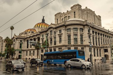 Historical buildings in Mexico downtown, Palace of Bellas Artes, Mexico