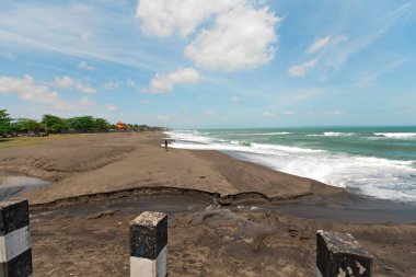Endonezya, Bali 'deki Canggu plajı