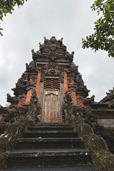 Vista Entrada Templo Saraswati Ubud Bali Indonesia — Foto de Stock
