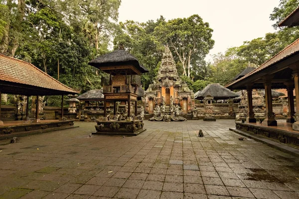 Vista Entrada Templo Saraswati Ubud Bali Indonesia — Foto de Stock