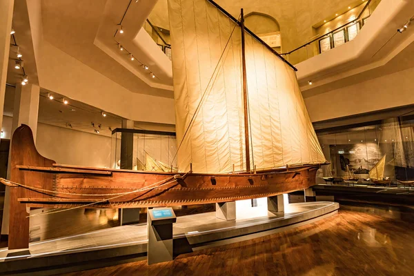 Traditionele Omani Zeilboot Het Nationaal Museum Van Oman Muscat — Stockfoto