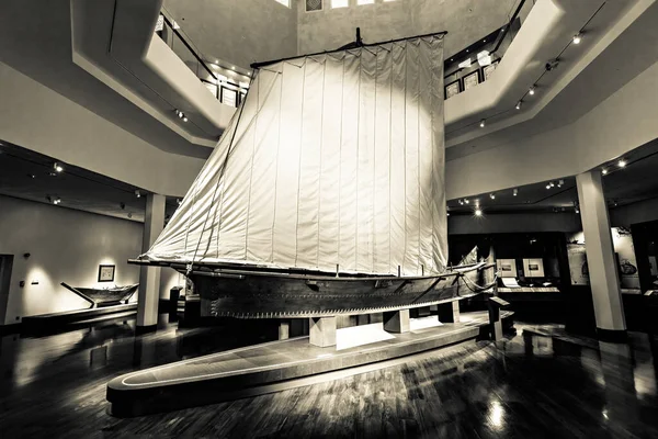 Традиционный Оманский Парусник Национальном Музее Омана Мускат — стоковое фото