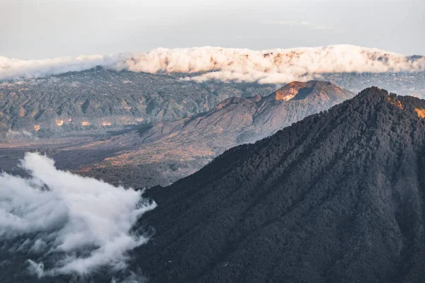 Vulkan Bali Panorama Von Bali Vom Agung Vulkan 3030 Höhe — Stockfoto