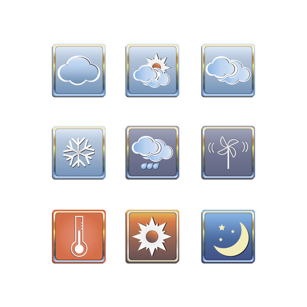 Кнопки погоды
