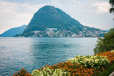 Like shore in Lugano, Switzerland