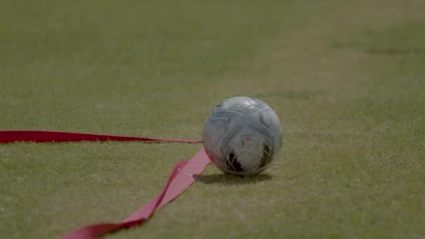 Corner Kick Football Ball — 图库视频影像