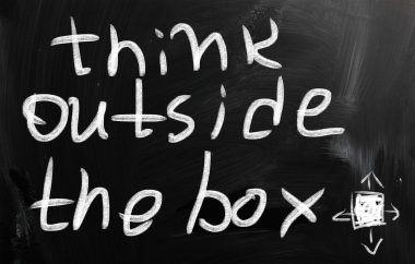 Kutunun dışını düşün.