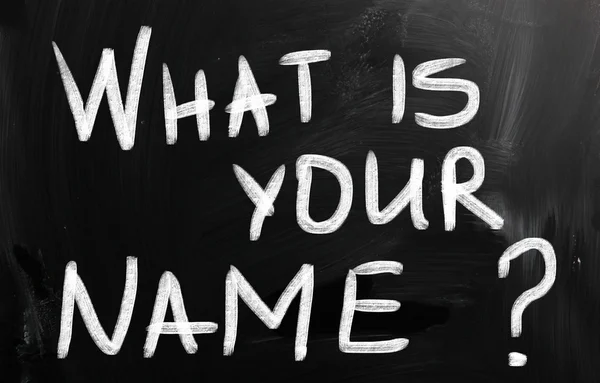 Whats your name — Stock Photo, Image