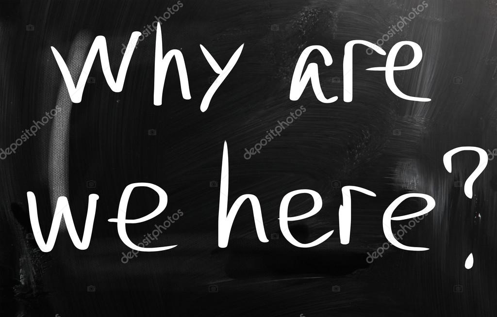 Why Are We Talking About This In White >> Why Are We Here Handwritten With White Chalk On A Blackboard Stok Why Are We Talking About This In White >> Why Are We Here Handwritten With White Chalk On A Blackboard Stok