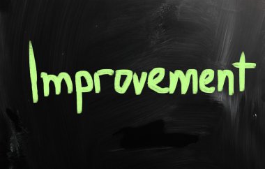 el yazısıyla yazılmış bir yazı tahtası Beyaz tebeşir ile iş fikirleri