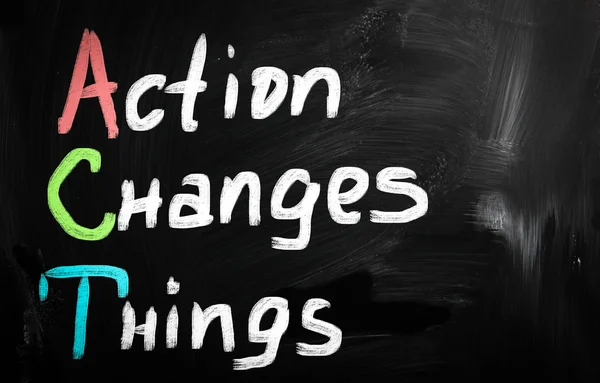 Action Changes Things — Stock Photo, Image