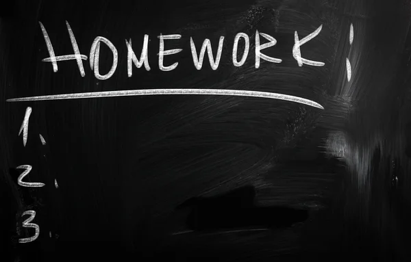 Homework — Stock Photo, Image