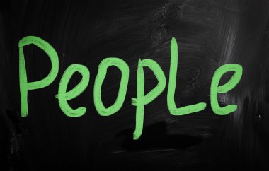 sosyal medya kavramı - bir kara tahta üzerinde el yazısı metin