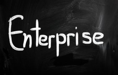 el yazısıyla yazılmış bir yazı tahtası Beyaz tebeşir ile iş fikirleri