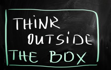 Kutunun dışını düşün.