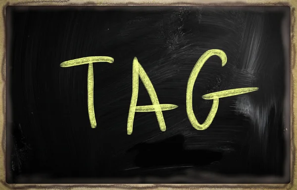 Social media concept - text handwritten on a blackboard — Stock Photo, Image