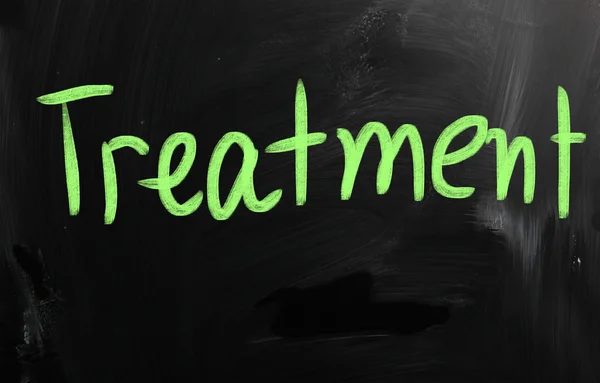 Health concept handwritten with chalk on a blackboard — Stock Photo, Image