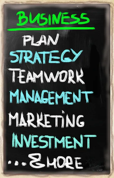 Concetto di business plan — Foto Stock