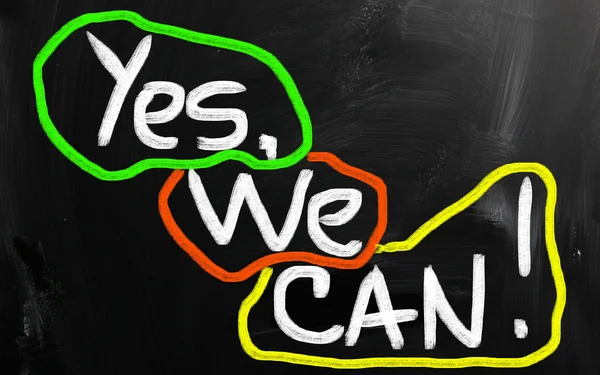 Yes, we can! — Stock Photo, Image