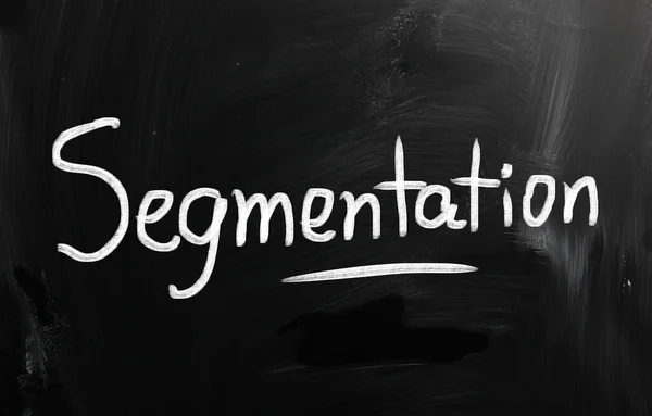 Marketing concept handwritten with chalk on a blackboard — Stock Photo, Image