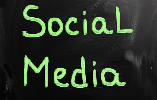 Concept van sociale media — Stockfoto