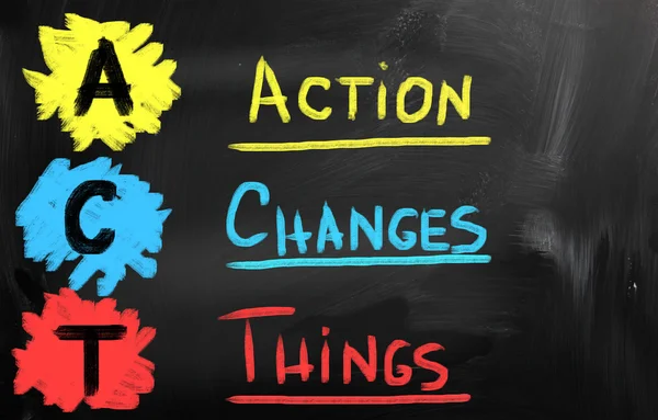 Action Changes Things — Stock Photo, Image