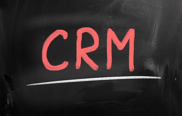 Conceito de gestão de relacionamento com o cliente (CRM) — Fotografia de Stock