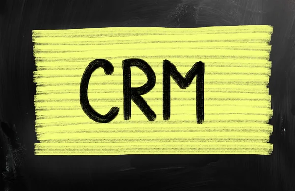 Concepto de gestión de relaciones con el cliente (CRM) — Foto de Stock