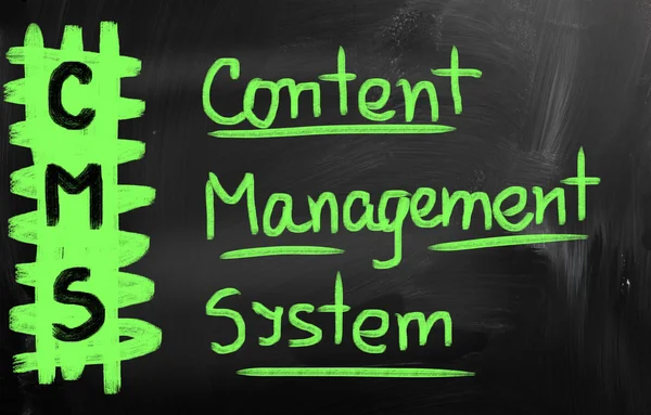 Sistema de gestión de contenidos — Foto de Stock