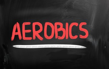 bir kara tahta yazılı fitness kavramı