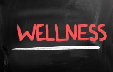 bir kara tahta yazılı fitness kavramı