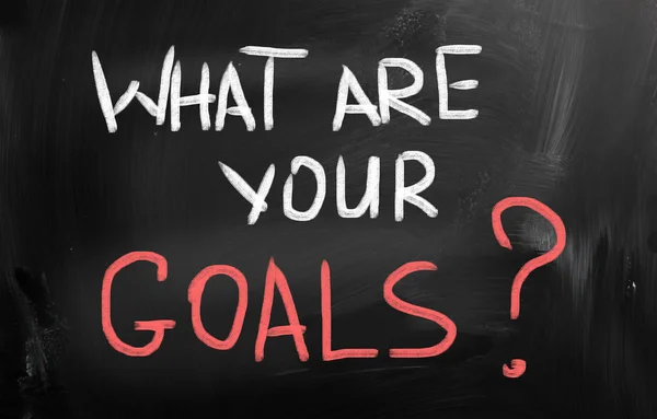 ¿Cuáles son tus objetivos? ? — Foto de Stock