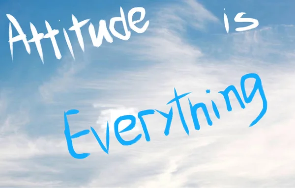 Attitude is Everything — Stock Photo, Image