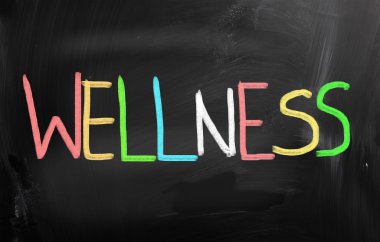 bir kara tahta üzerinde tebeşir ile el yazısıyla sağlık kavramı