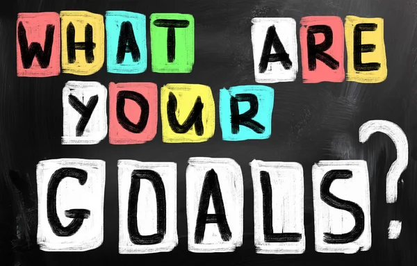 Jaké jsou vaše cíle? — Stock fotografie