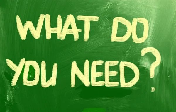 ¿Qué necesitas? ? —  Fotos de Stock