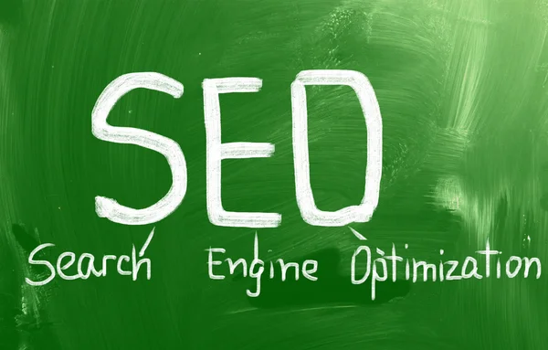 Concepto de optimización de motores de búsqueda (SEO) — Foto de Stock