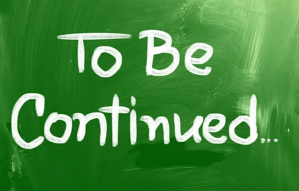 To be continued — Stock Image To be continued Stock Photo