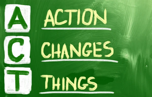 Action Changes Things — Stock Photo, Image