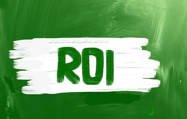 Roi-Konzept — Stockfoto