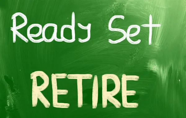 Ready Set Retire Concept — Stock Photo, Image