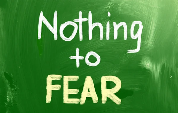 Nothing To Fear Concept — Stock Photo, Image