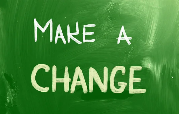 Make A Change Concept — Stock Photo, Image