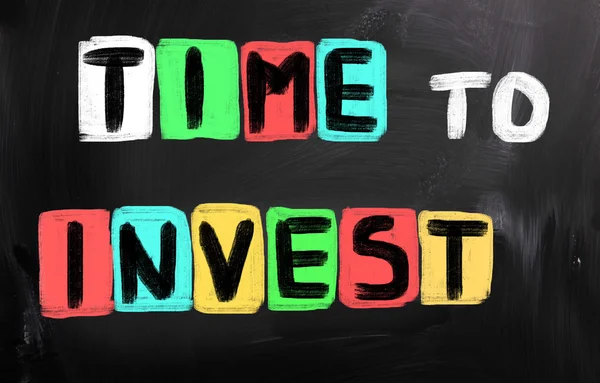 Tijd om te investeren concept — Stockfoto